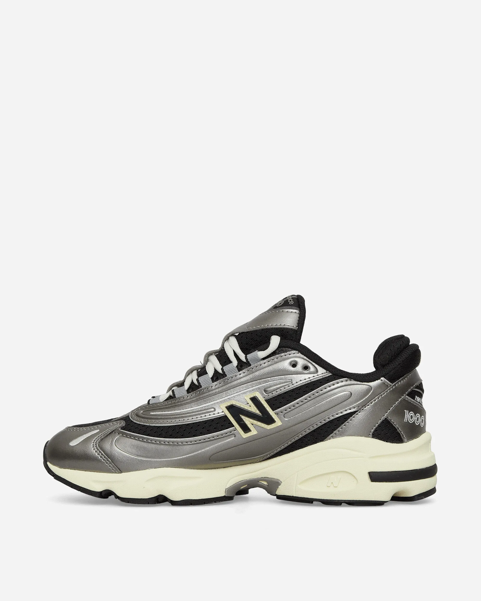 1000 Sneakers Silver Metallic / Black / Dawn Glow