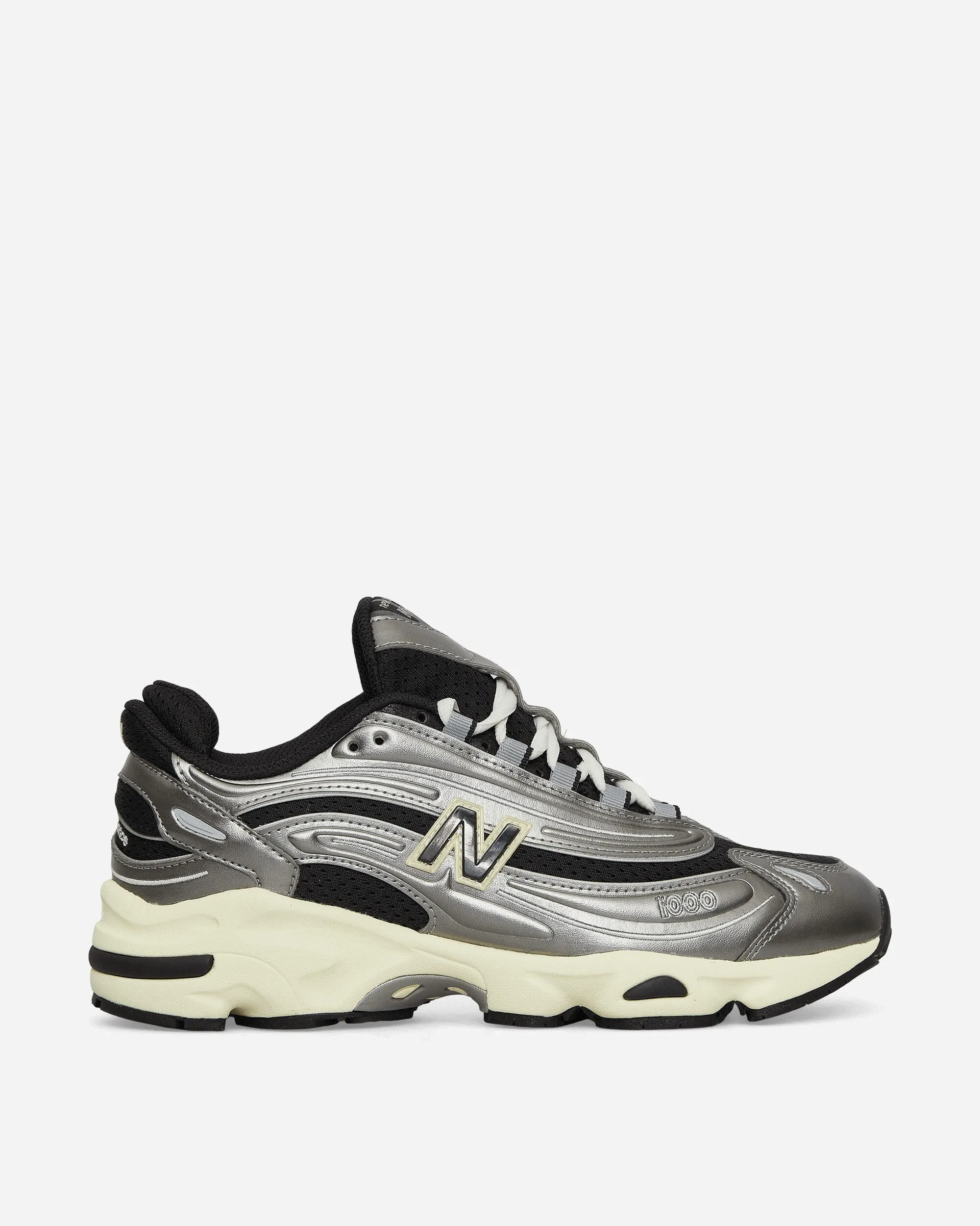 1000 Sneakers Silver Metallic / Black / Dawn Glow