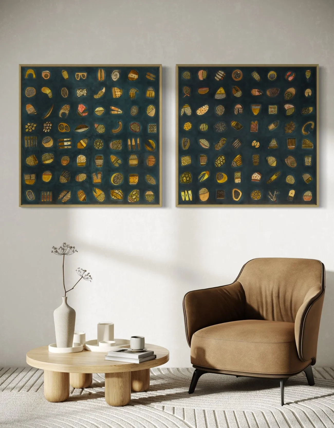 64.1 and 64.2 Diptych | Giclee Print Set on Canvas