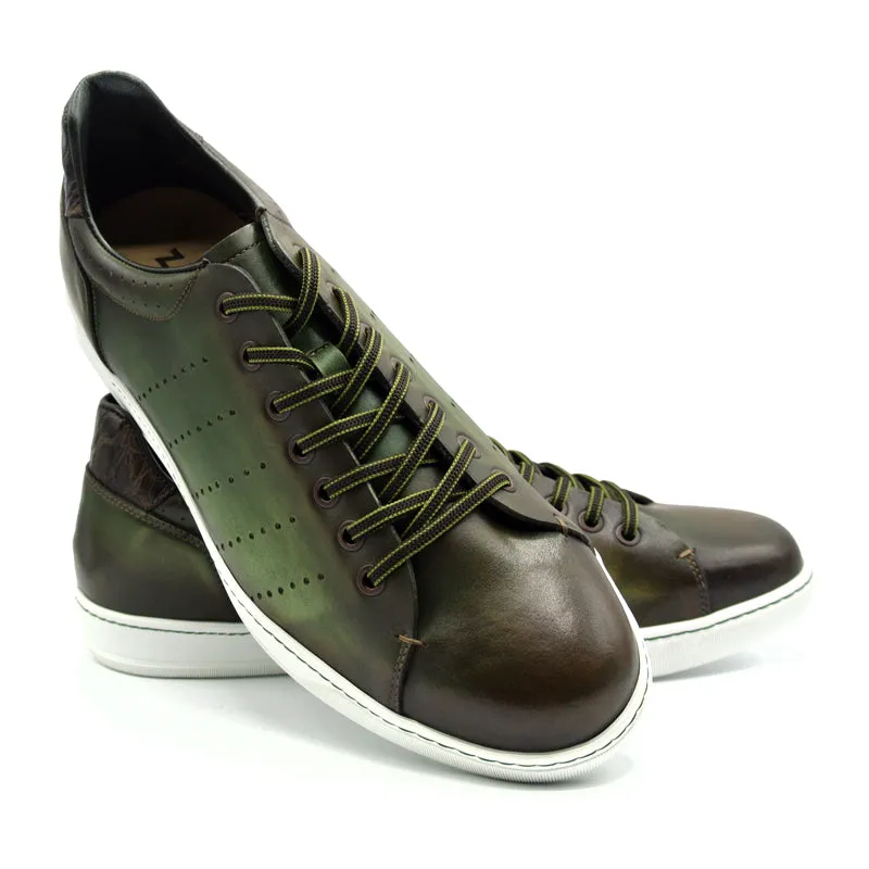 65-201-OLV RUSSO Burnished Italian Calfskin - Olive