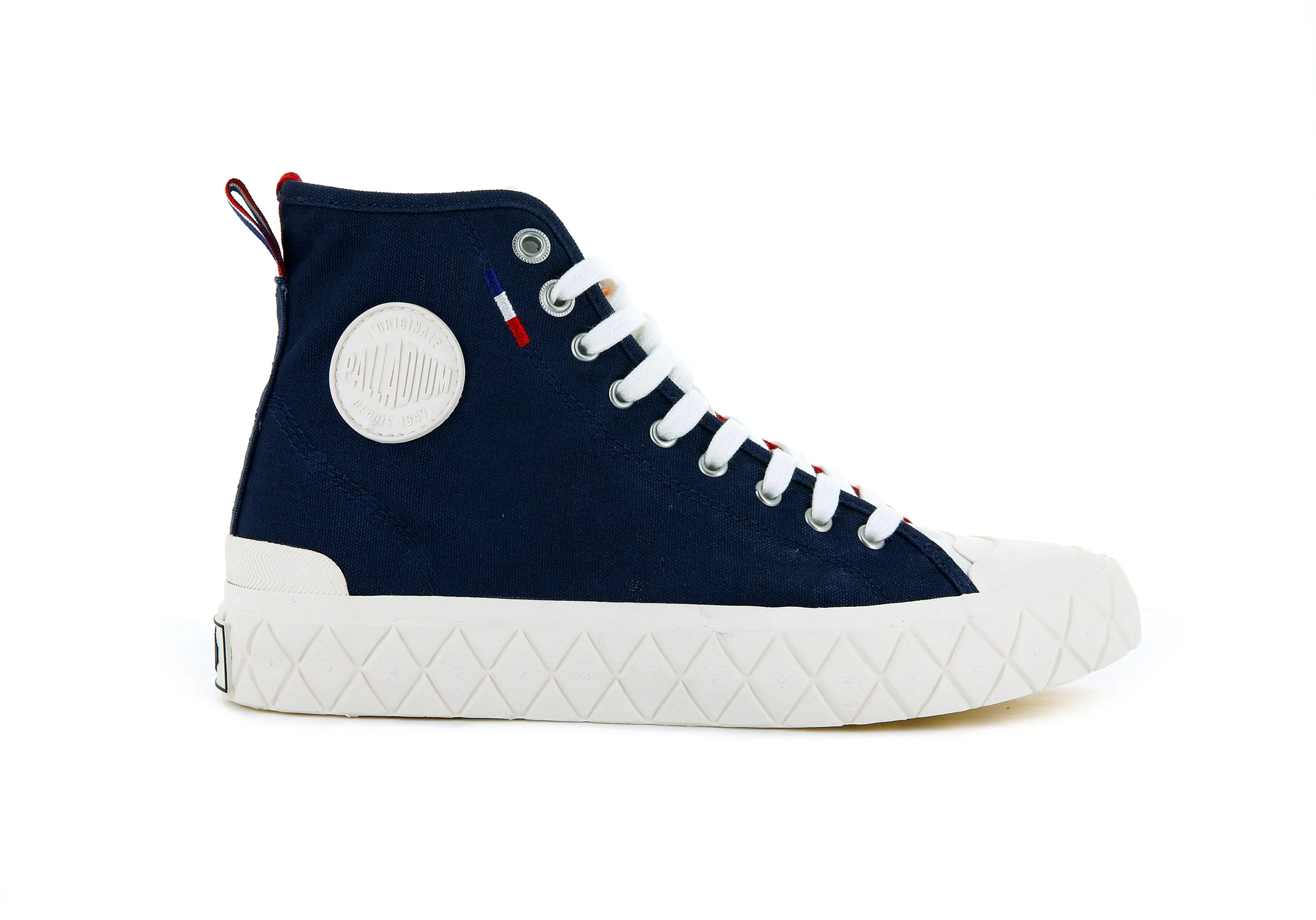 77015-402-M | PALLA ACE CANVAS MID | MOOD INDIGO/CHILI PEPPER