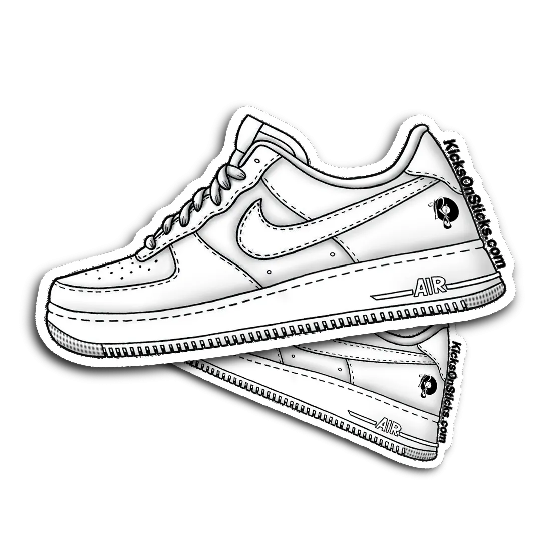 Air Force 1 Low "Rocafella" Sneaker Sticker