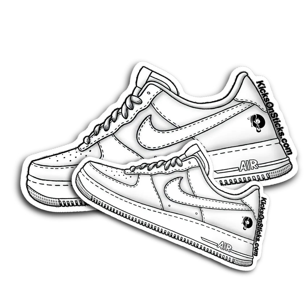 Air Force 1 Low "Rocafella" Sneaker Sticker