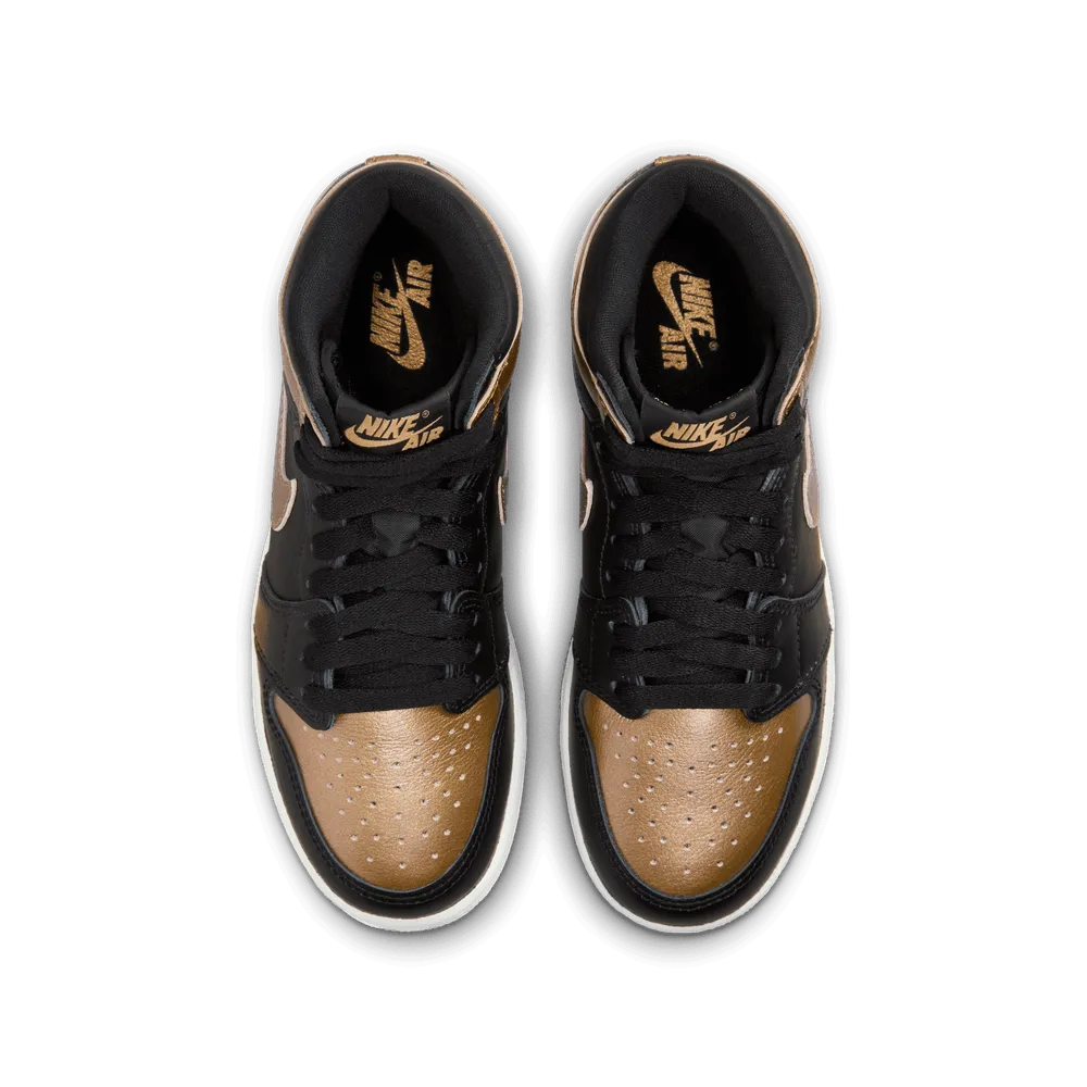 Air Jordan 1 Retro High OG GS 'Black Metallic Gold'