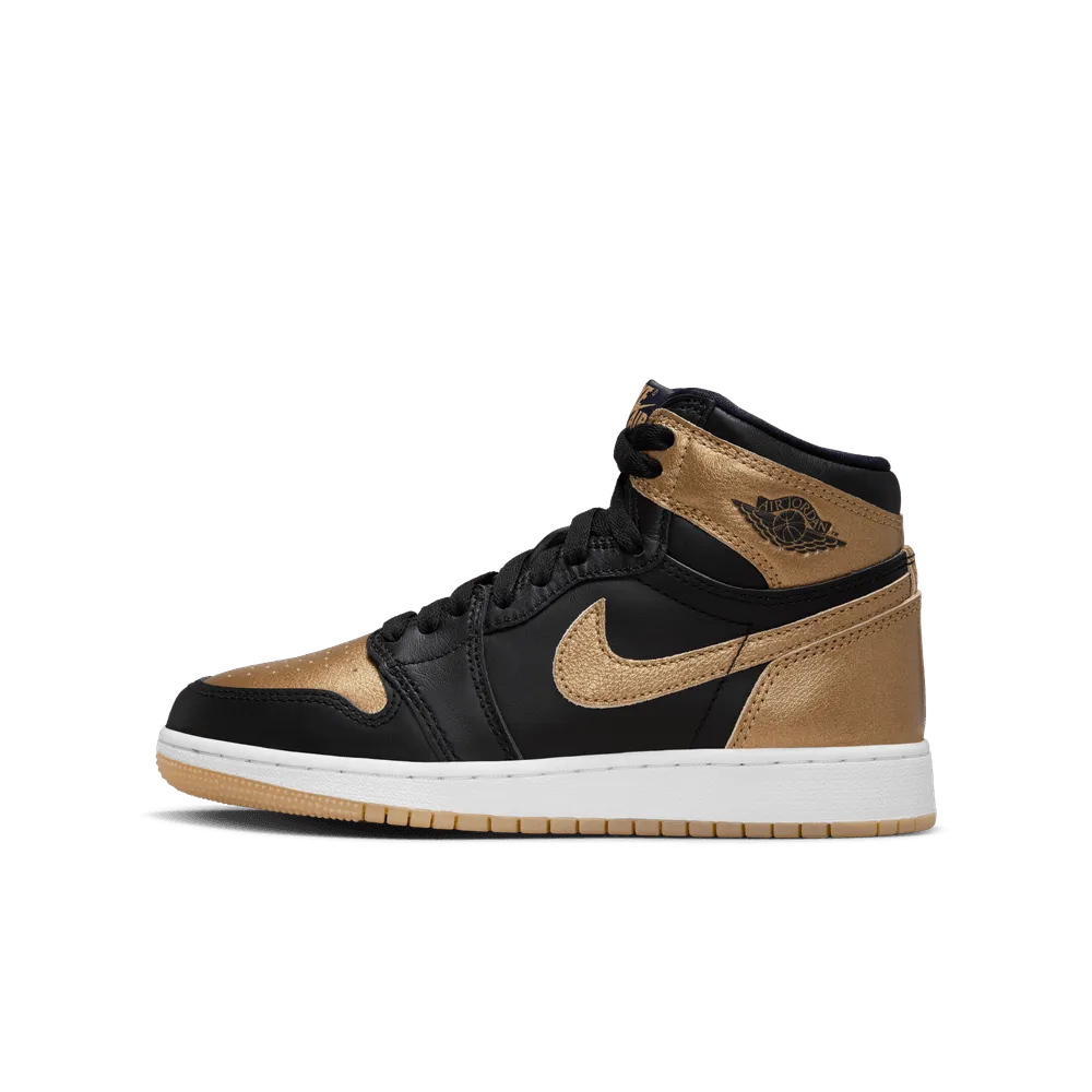 Air Jordan 1 Retro High OG GS 'Black Metallic Gold'