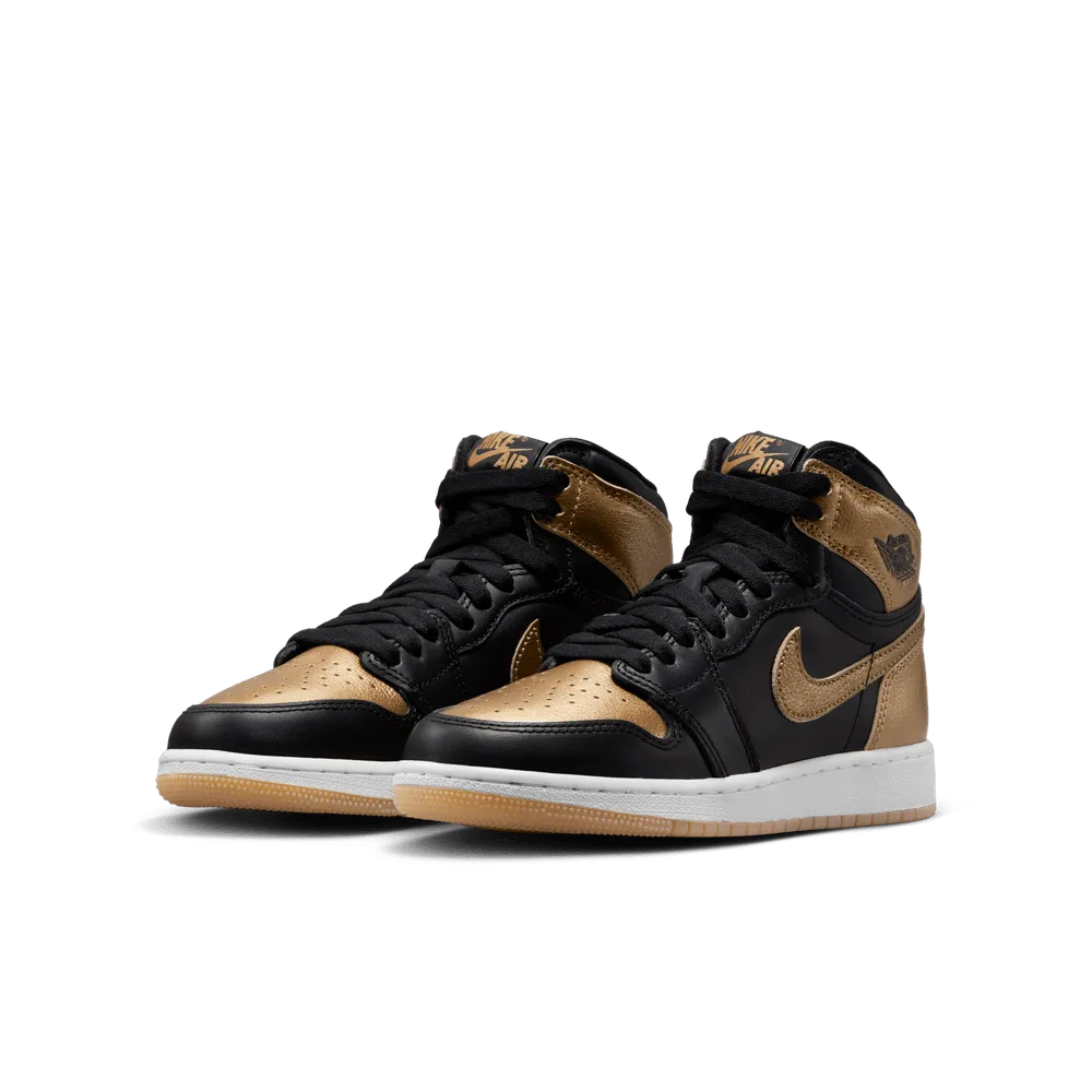 Air Jordan 1 Retro High OG GS 'Black Metallic Gold'