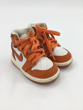 Air Jordan Child Size 5 Toddler Orange Sneakers