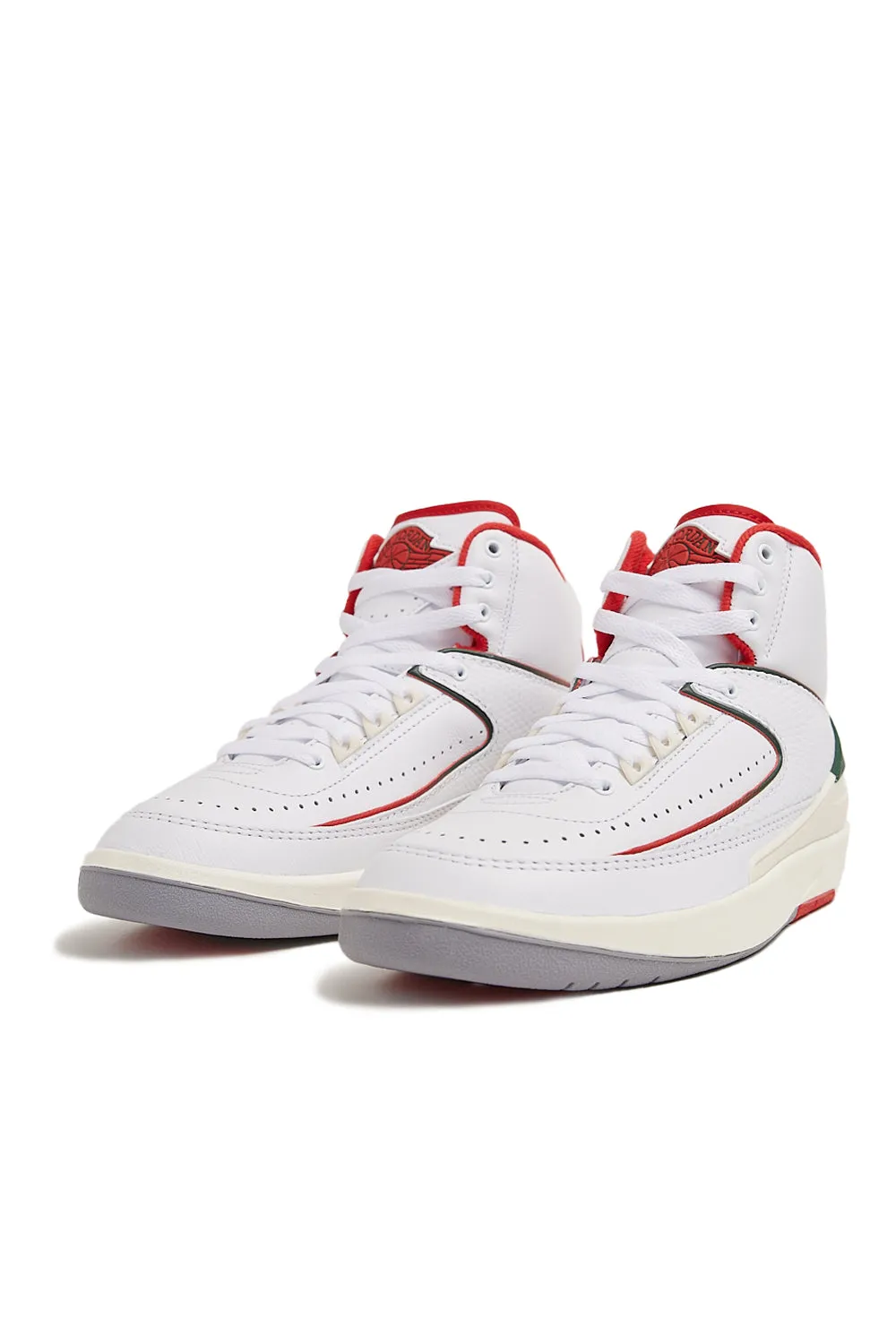 Air Jordan Kids 2 Retro 'White/Fire Red'