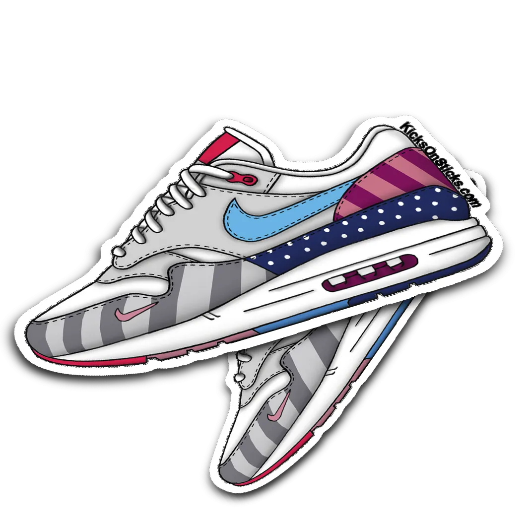 Air Max 1 "Parra" Sneaker Sticker