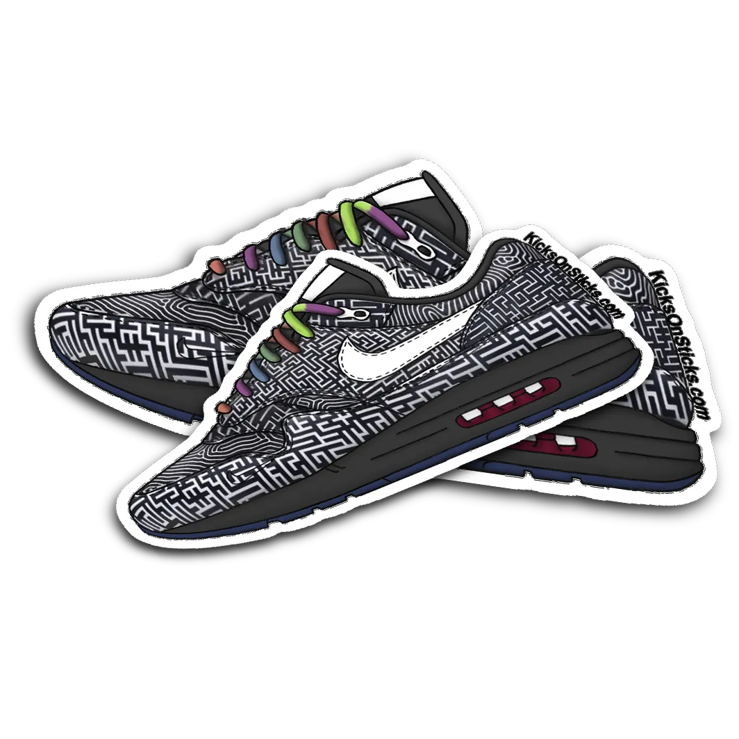 Air Max 1 "Tokyo Maze" Sneaker Sticker