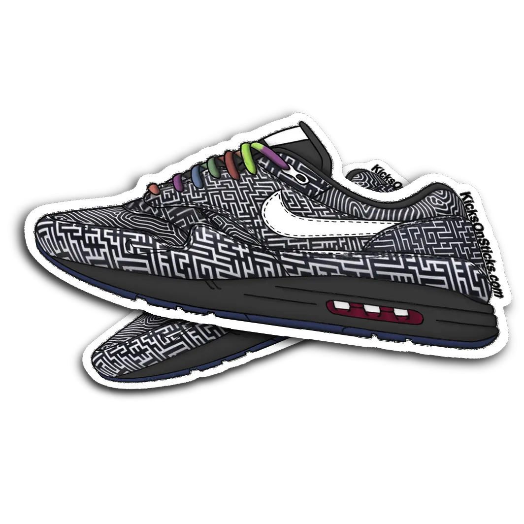 Air Max 1 "Tokyo Maze" Sneaker Sticker