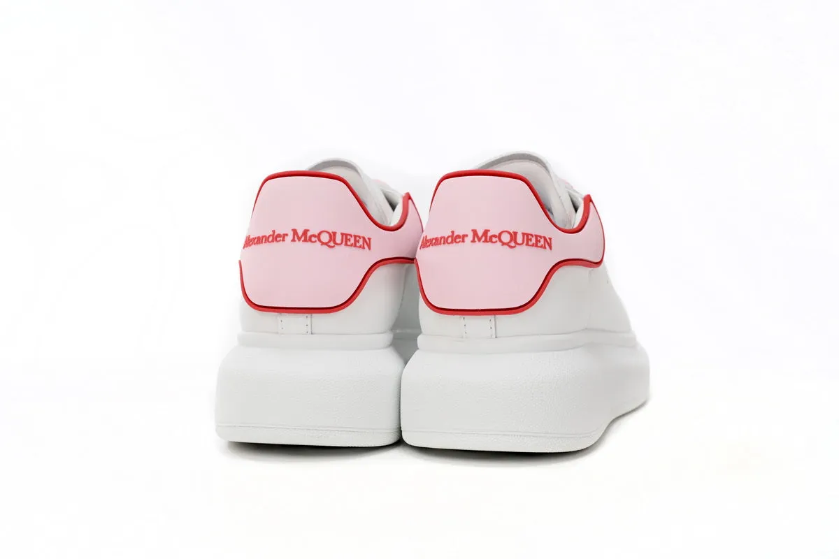 ALEXANDER MCQUEEN " WHITE/PINK CARNELIAN RED "