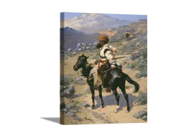 An Indian Trapper | Frederic Remington Masters Classic Art in Gallery Wrapped Canvas | Various Sizes