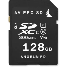 Angelbird AV PRO 128GB SDXC UHS-II 300MB/s Memory Card - V90