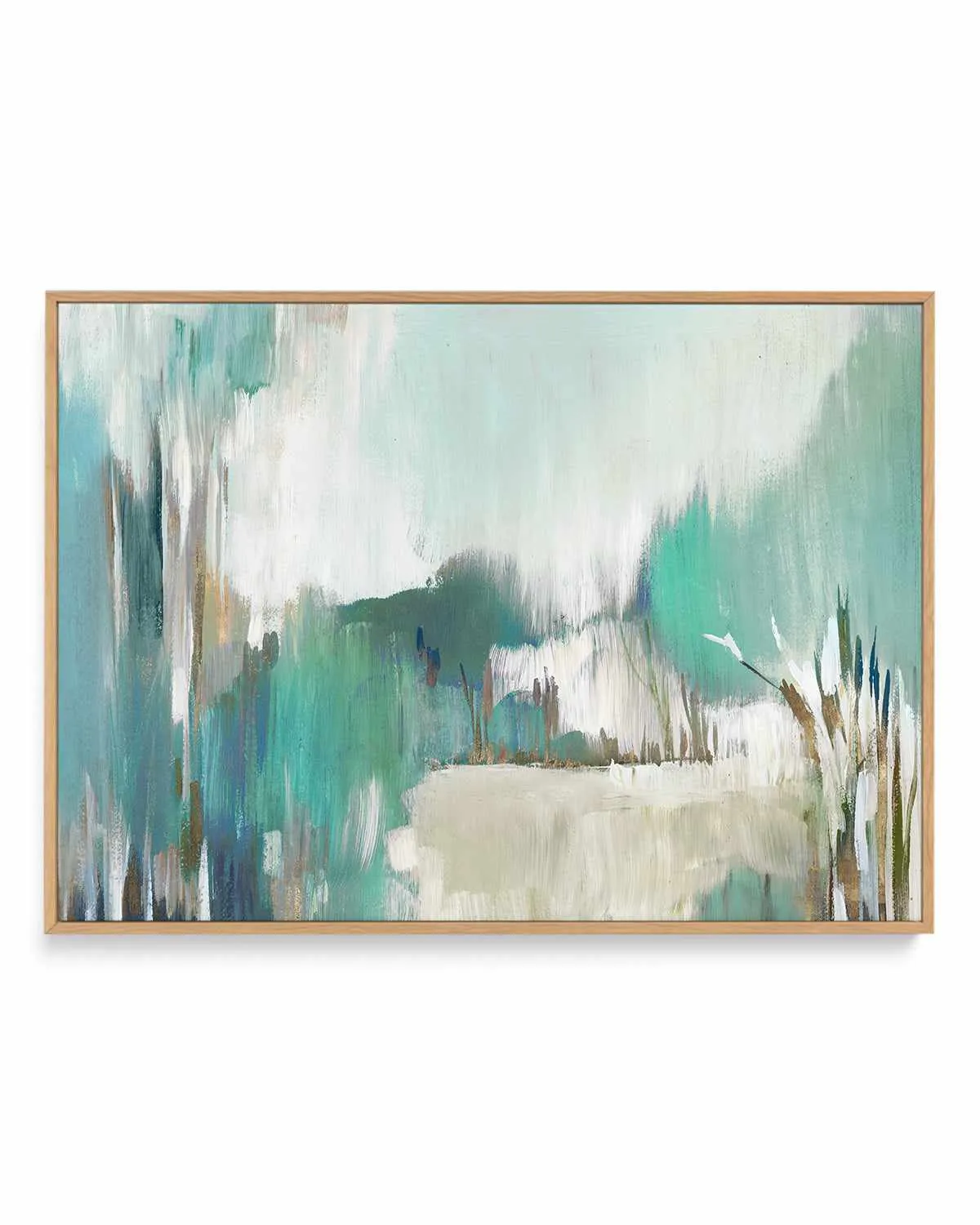 Approaching | Framed Canvas Art Print