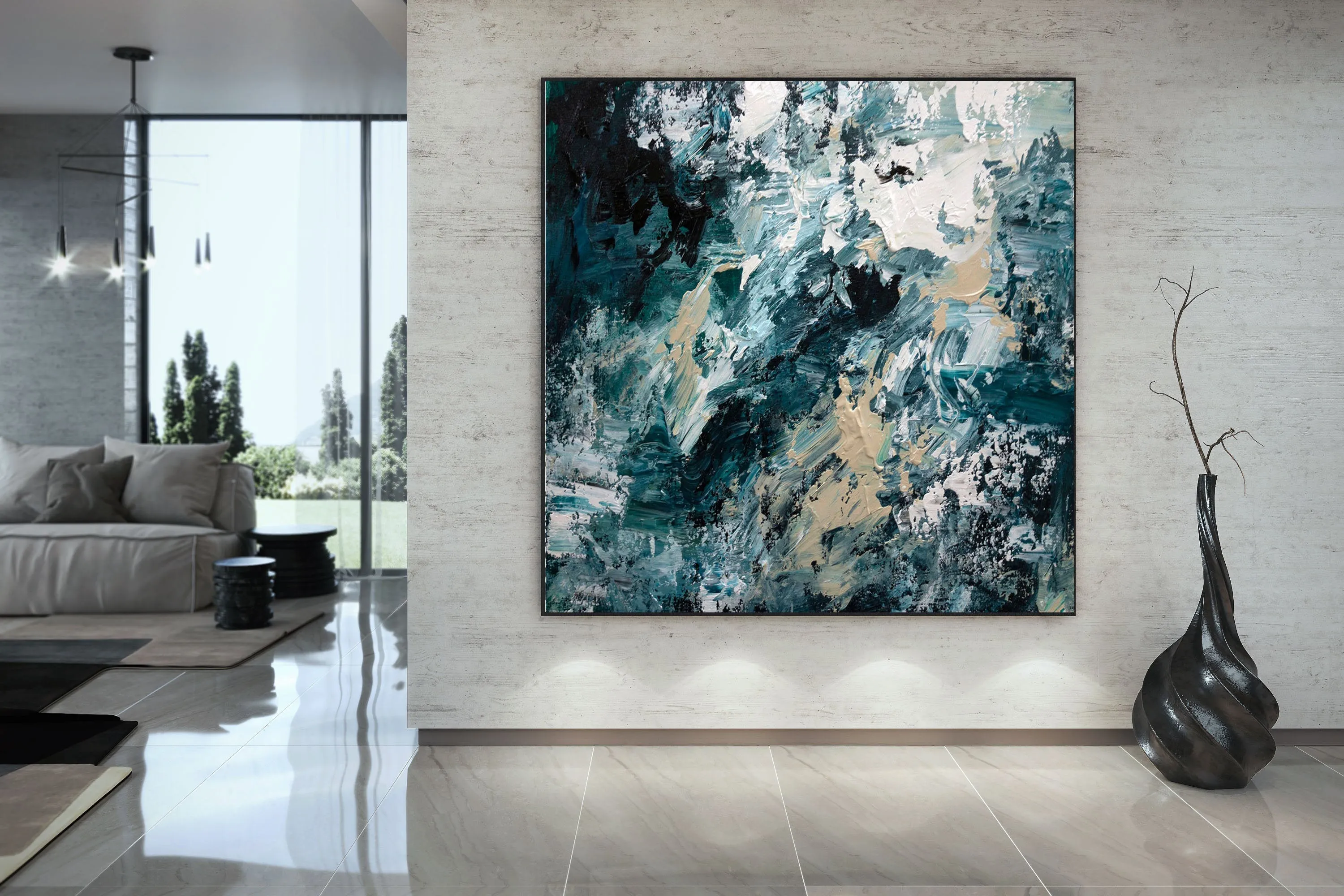 Art for Big Walls Dine Room Wall Art,Large Wall Art,Modern Painting Bp085