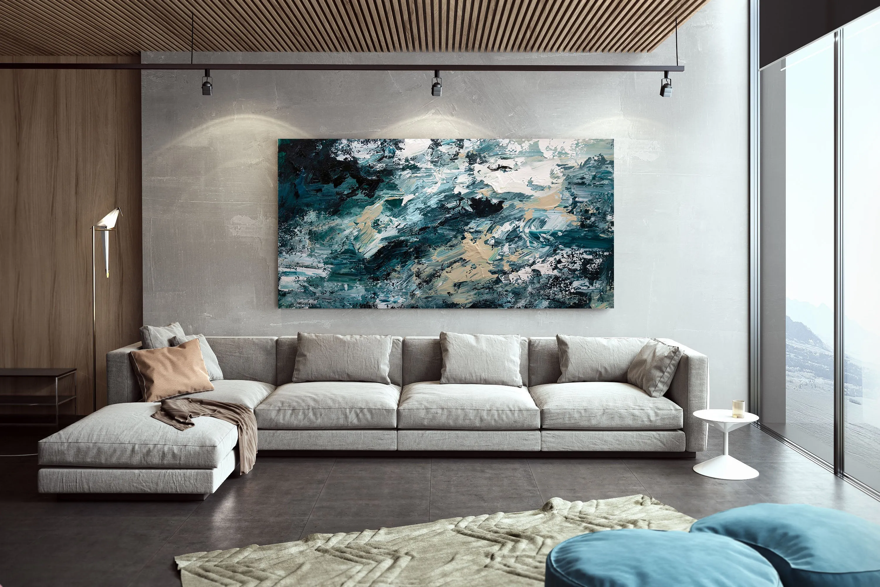 Art for Big Walls Dine Room Wall Art,Large Wall Art,Modern Painting Bp085