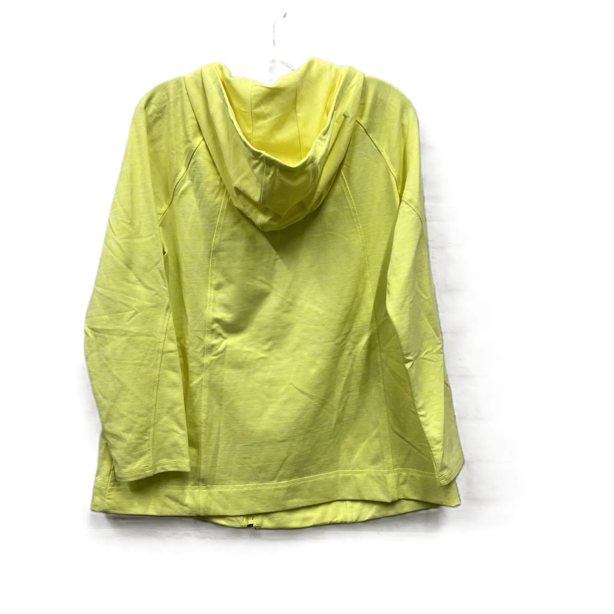 Athletic Jacket By Talbots In Yellow, Size: 1x