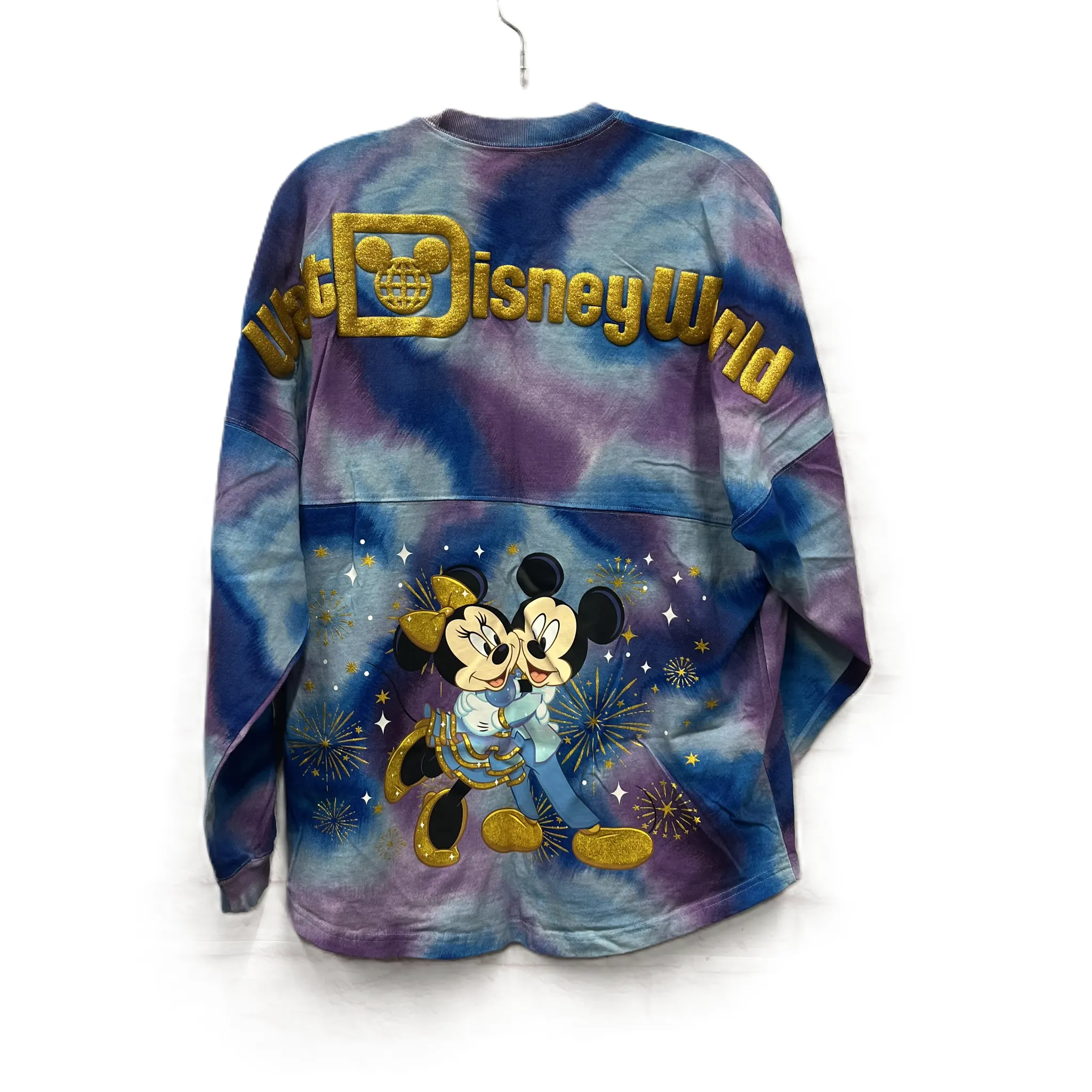 Athletic Top Long Sleeve Crewneck By Disney Store In Blue, Size: S