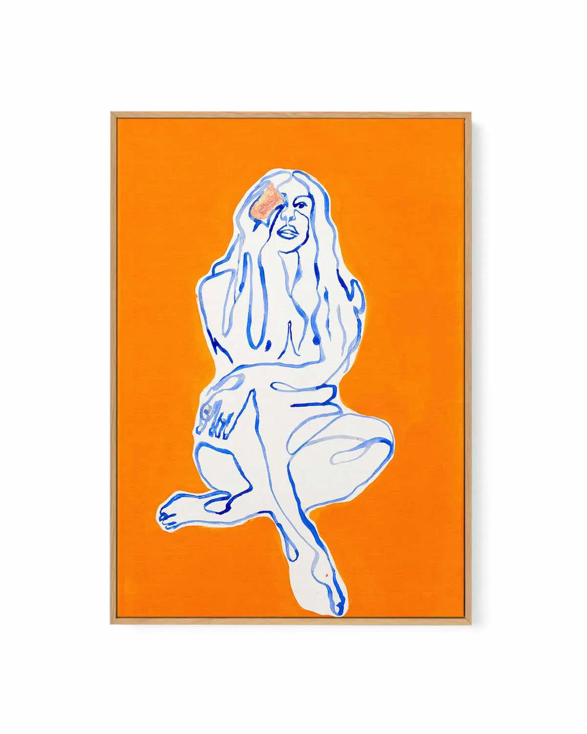 Aubrey by Maku Fenaroli | Framed Canvas Art Print