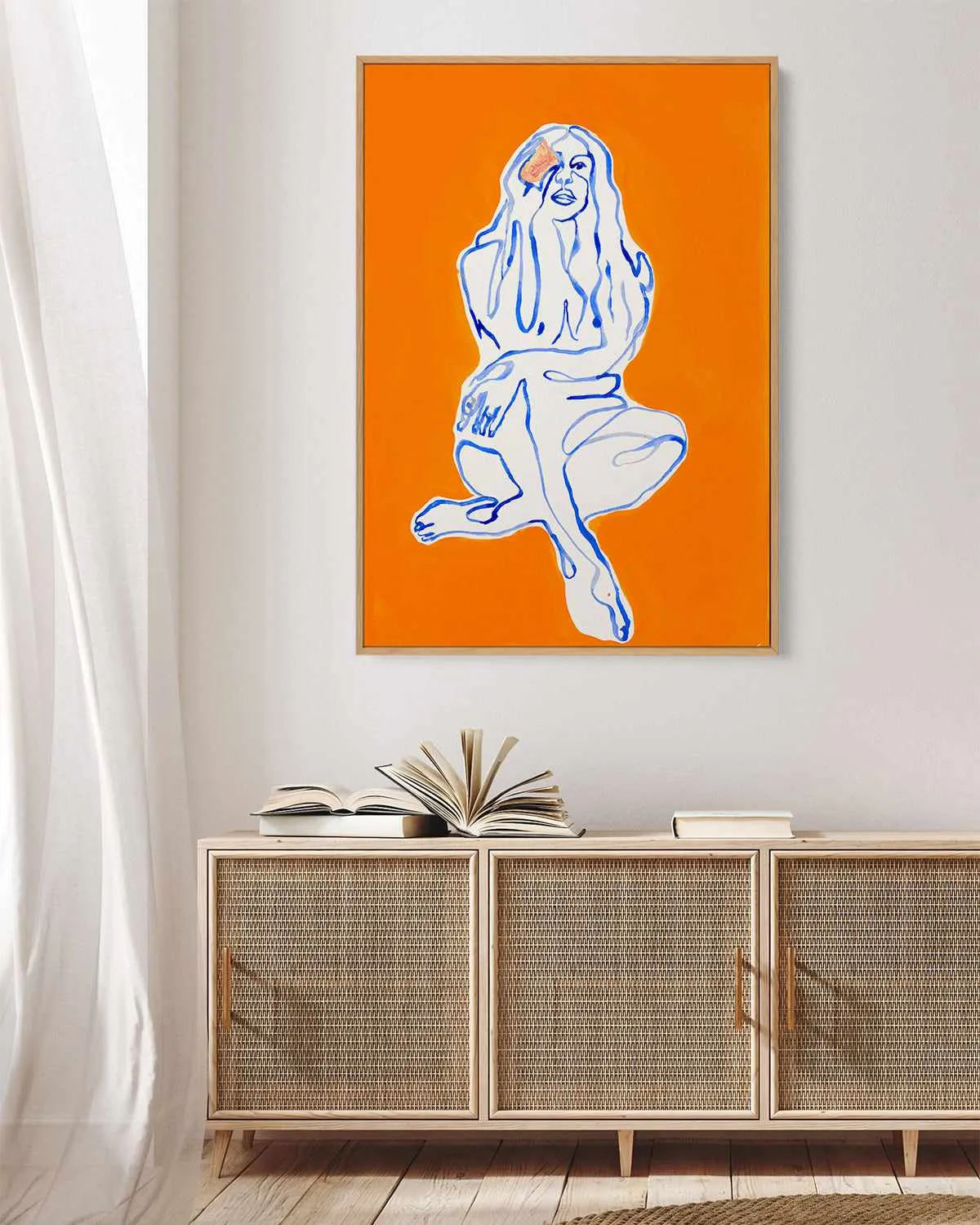 Aubrey by Maku Fenaroli | Framed Canvas Art Print