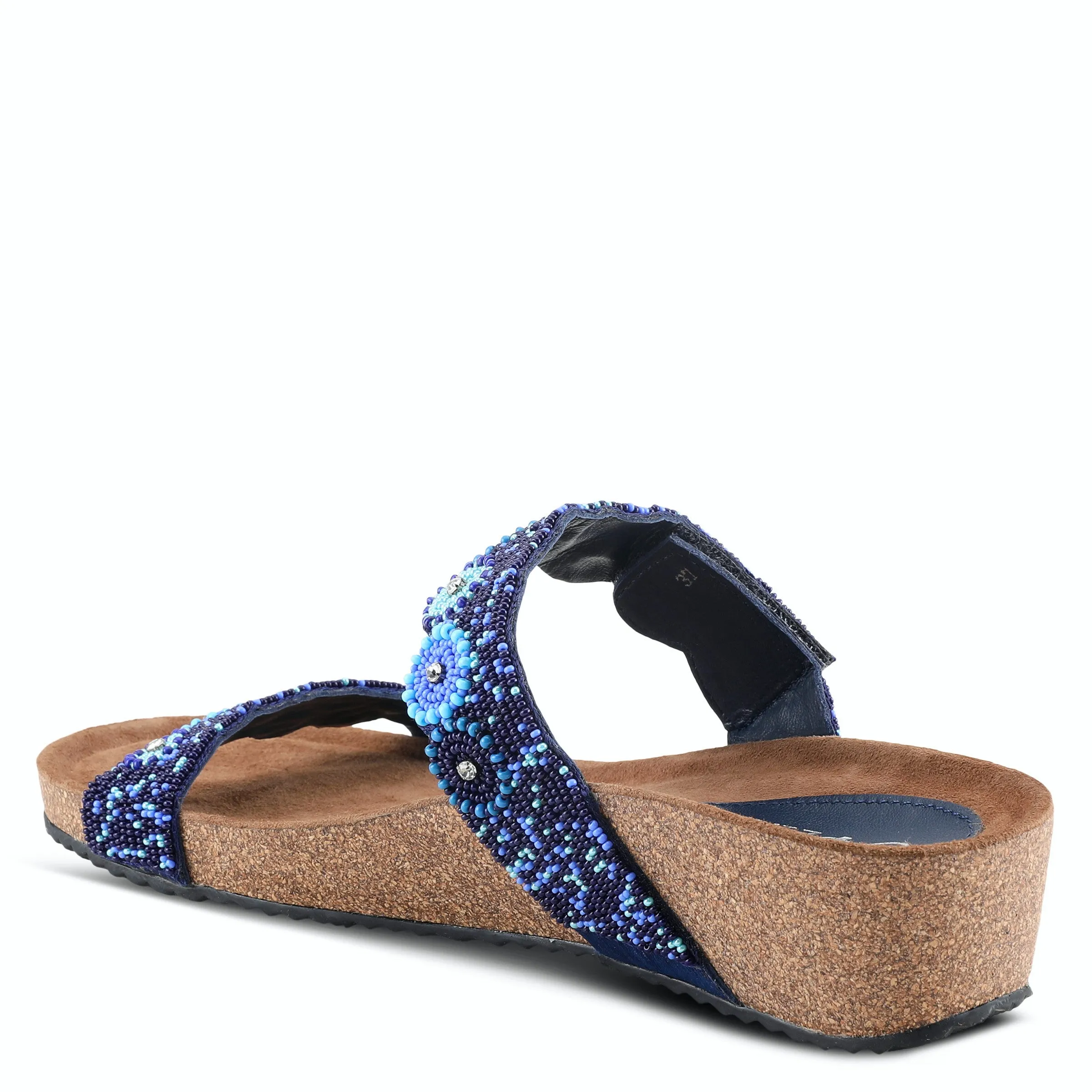 Azura Bahama Cork Wedge Multi Straps Sandal