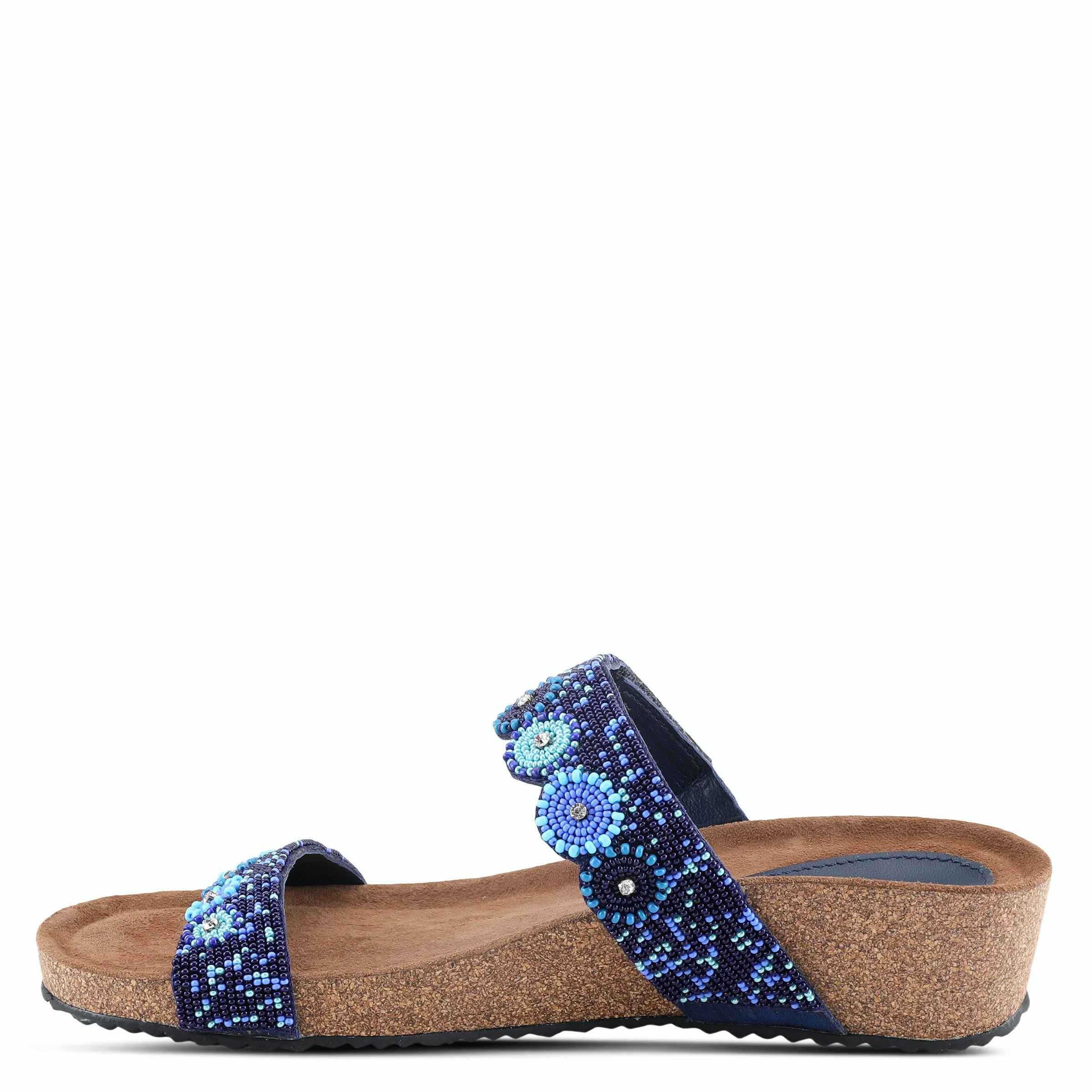 Azura Bahama Cork Wedge Multi Straps Sandal