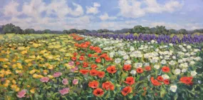 BARTLETT BEAUTY by Cheryl Davis - Flower Garden Painting