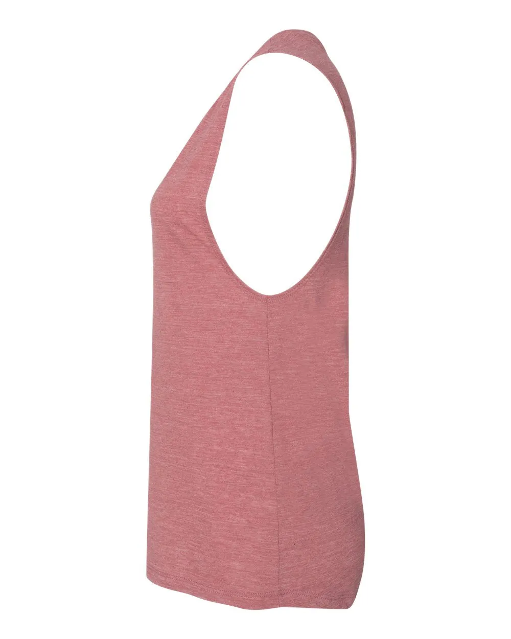 Bella   Canvas 8803 Women's Flowy Scoop Muscle Tank - Mauve Slub