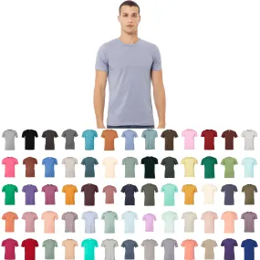 Bella   Canvas® 3001CVC Unisex Jersey T-Shirt - Heather Colors, Blank Shirts