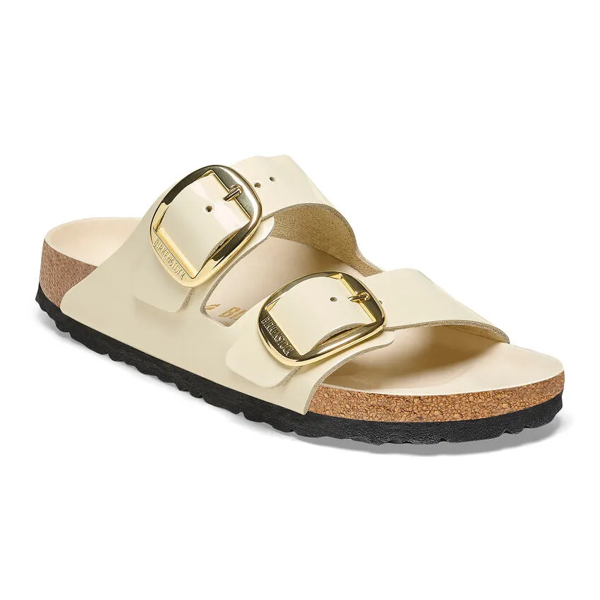 Birkenstock Women's Arizona Big Buckle Natural Leather Patent