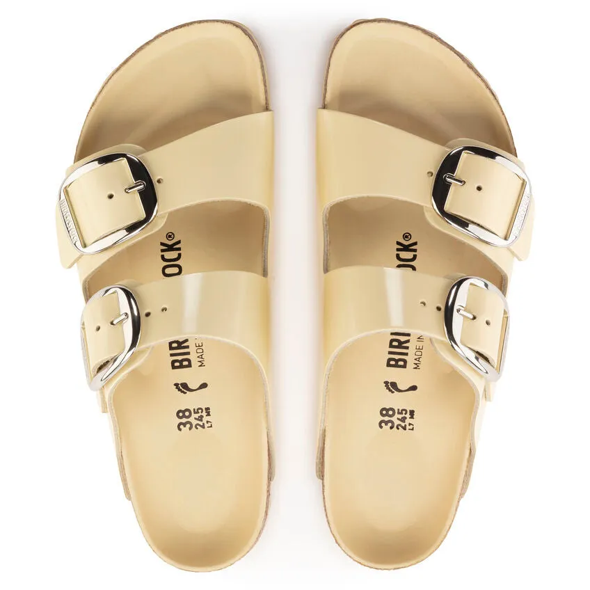 Birkenstock Women's Arizona Big Buckle Natural Leather Patent