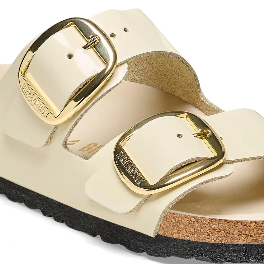 Birkenstock Women's Arizona Big Buckle Natural Leather Patent