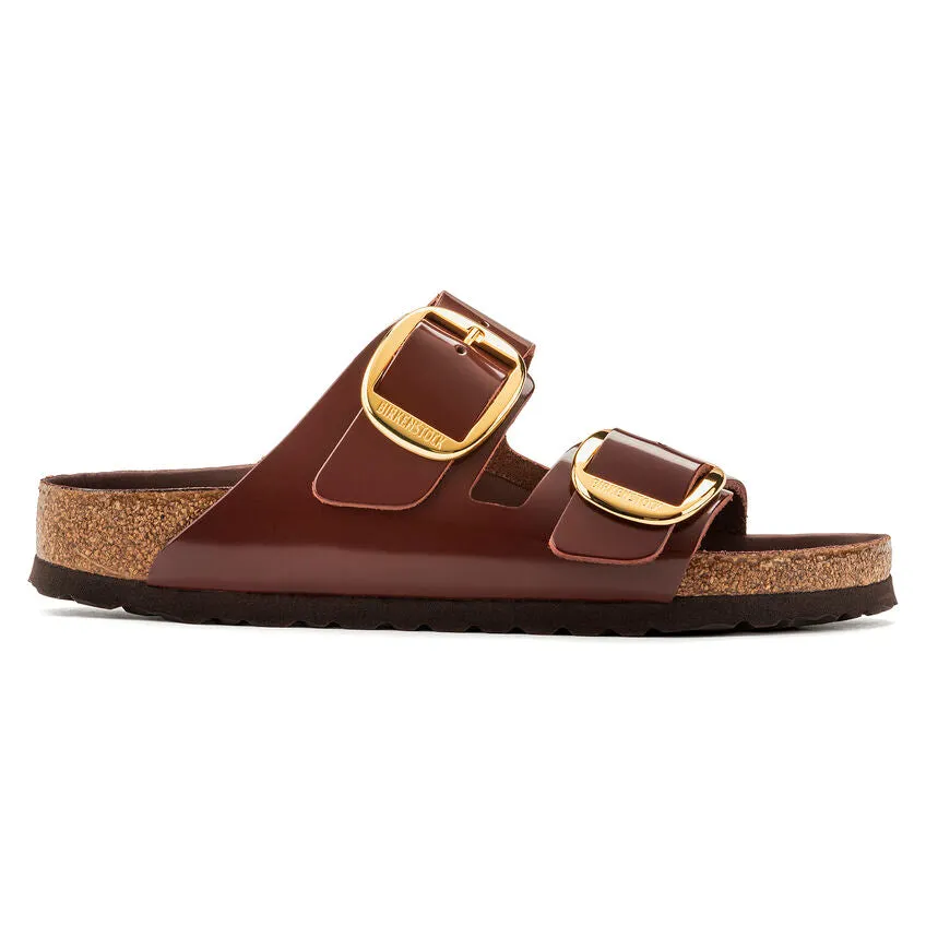 Birkenstock Women's Arizona Big Buckle Natural Leather Patent