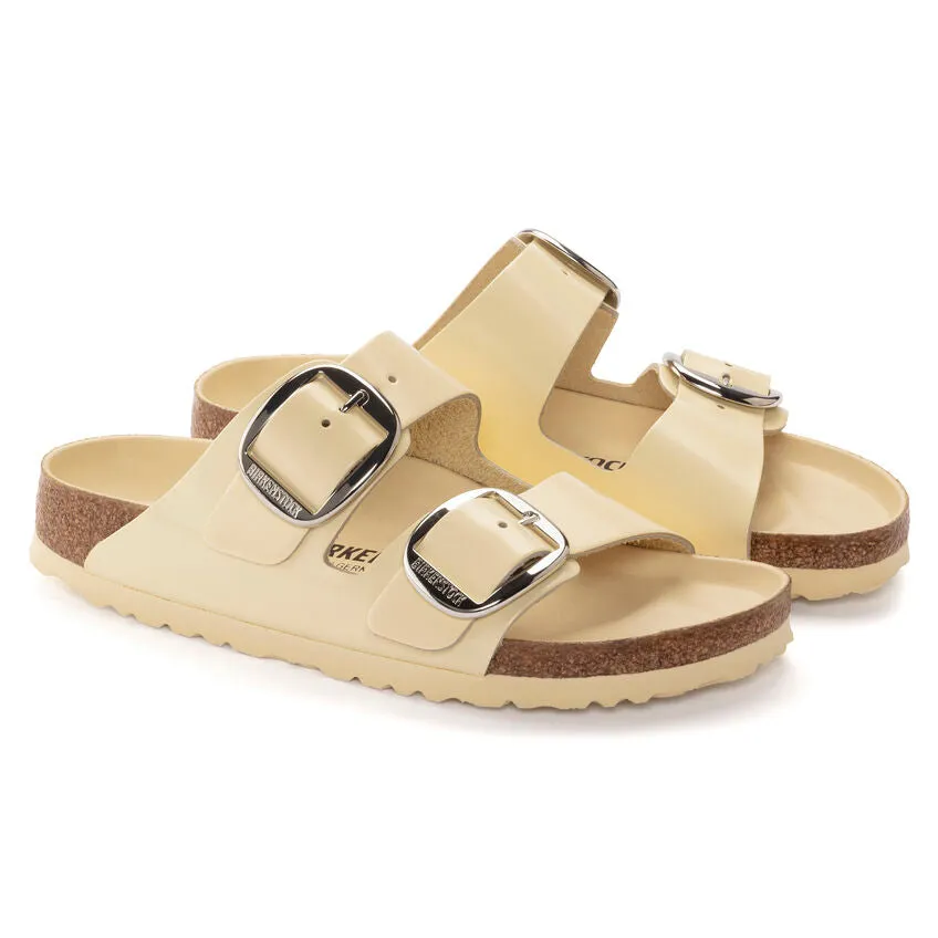 Birkenstock Women's Arizona Big Buckle Natural Leather Patent