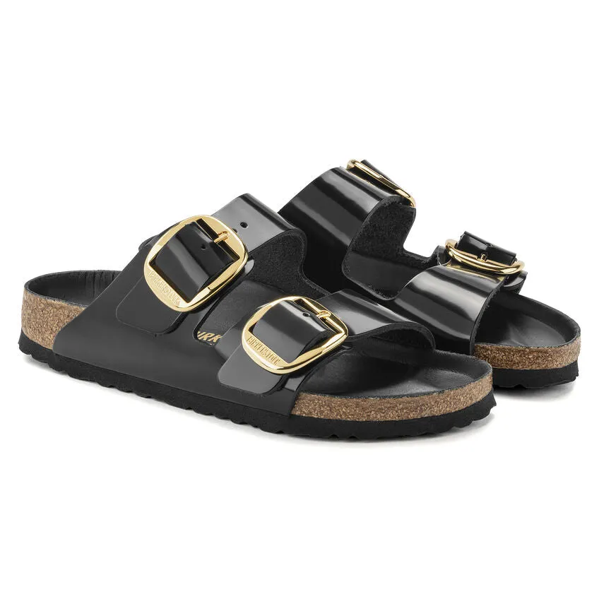 Birkenstock Women's Arizona Big Buckle Natural Leather Patent