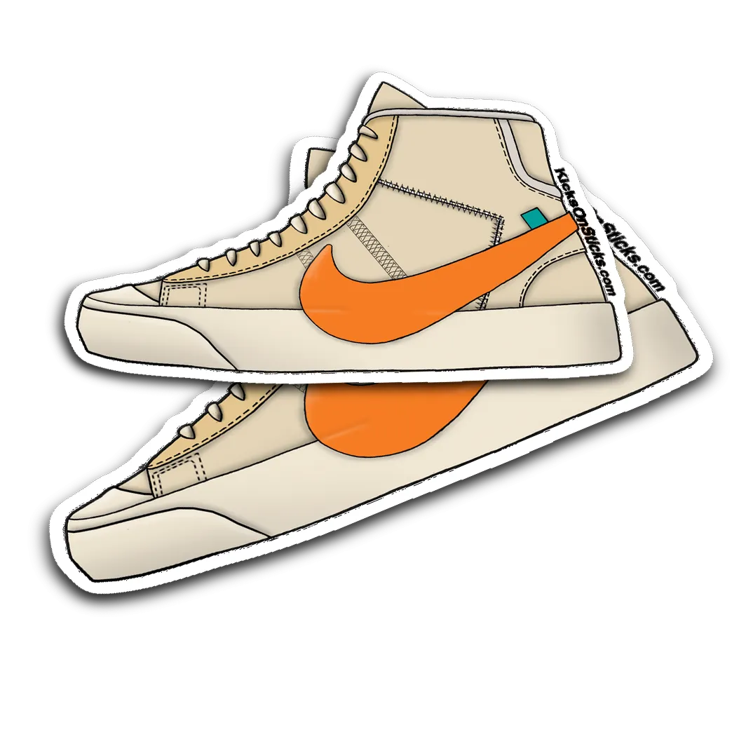 Blazer Off-White "All Hallows Eve" Sneaker Sticker