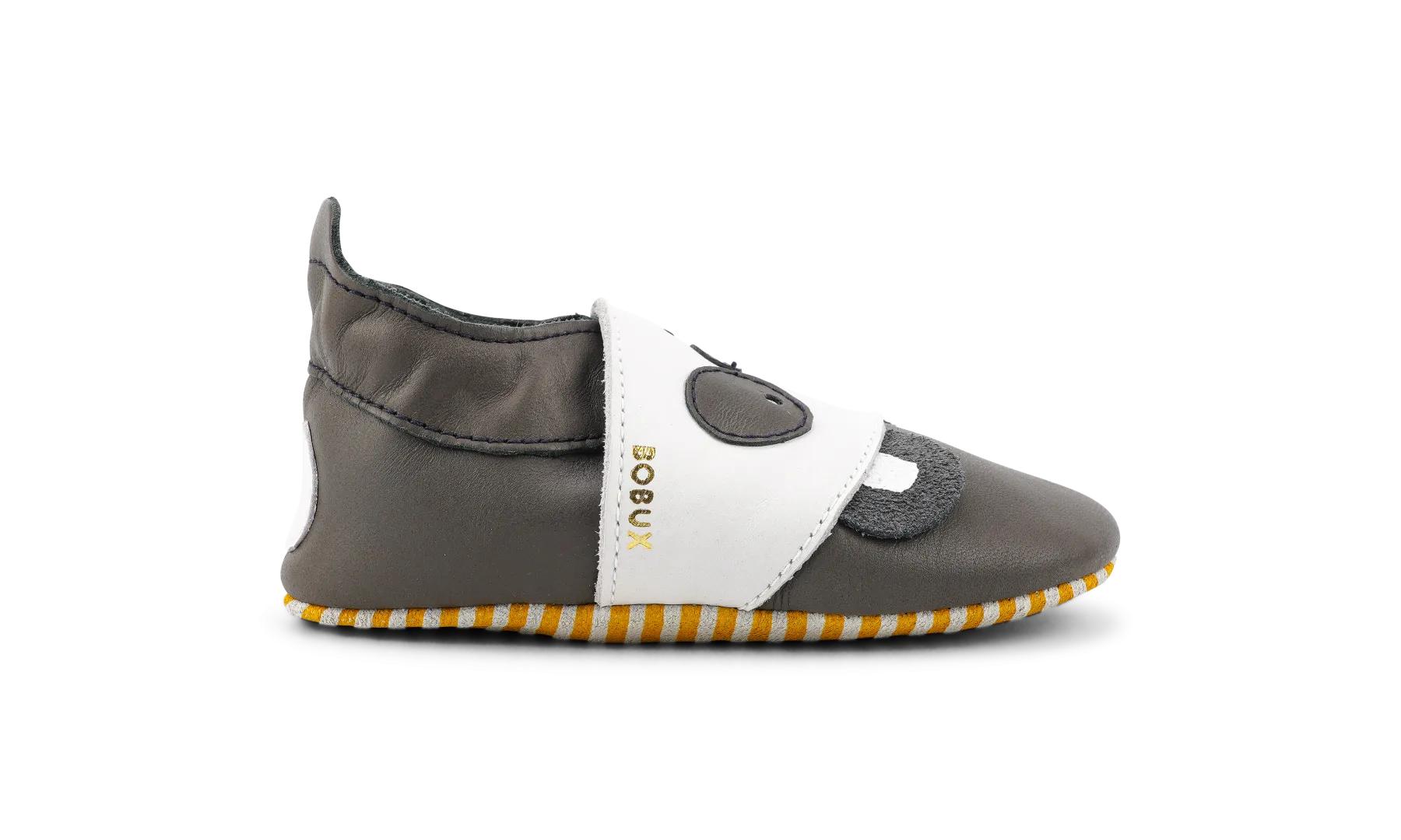 Bobux Soft Sole Bam-Boo - Charcoal