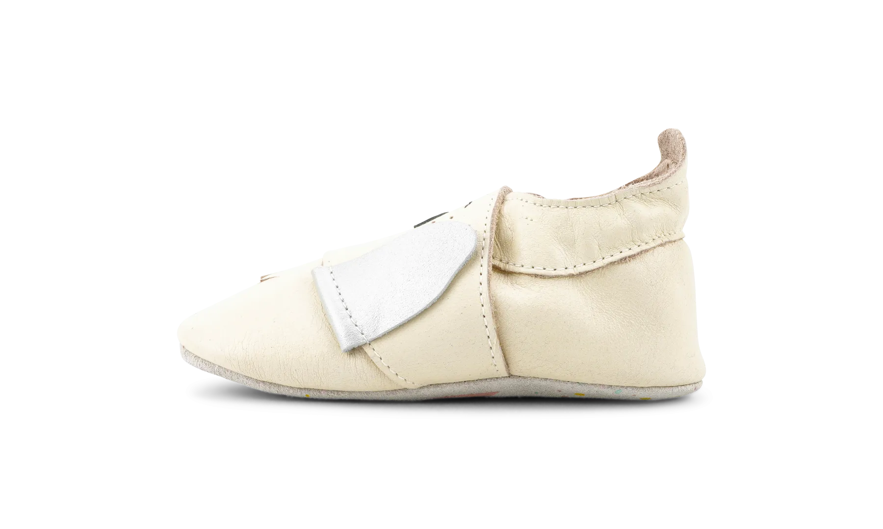 Bobux Soft Sole Little Bow Pup - Vanilla