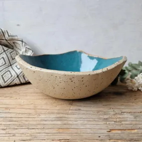 Breakfast bowl teal blue No. 2