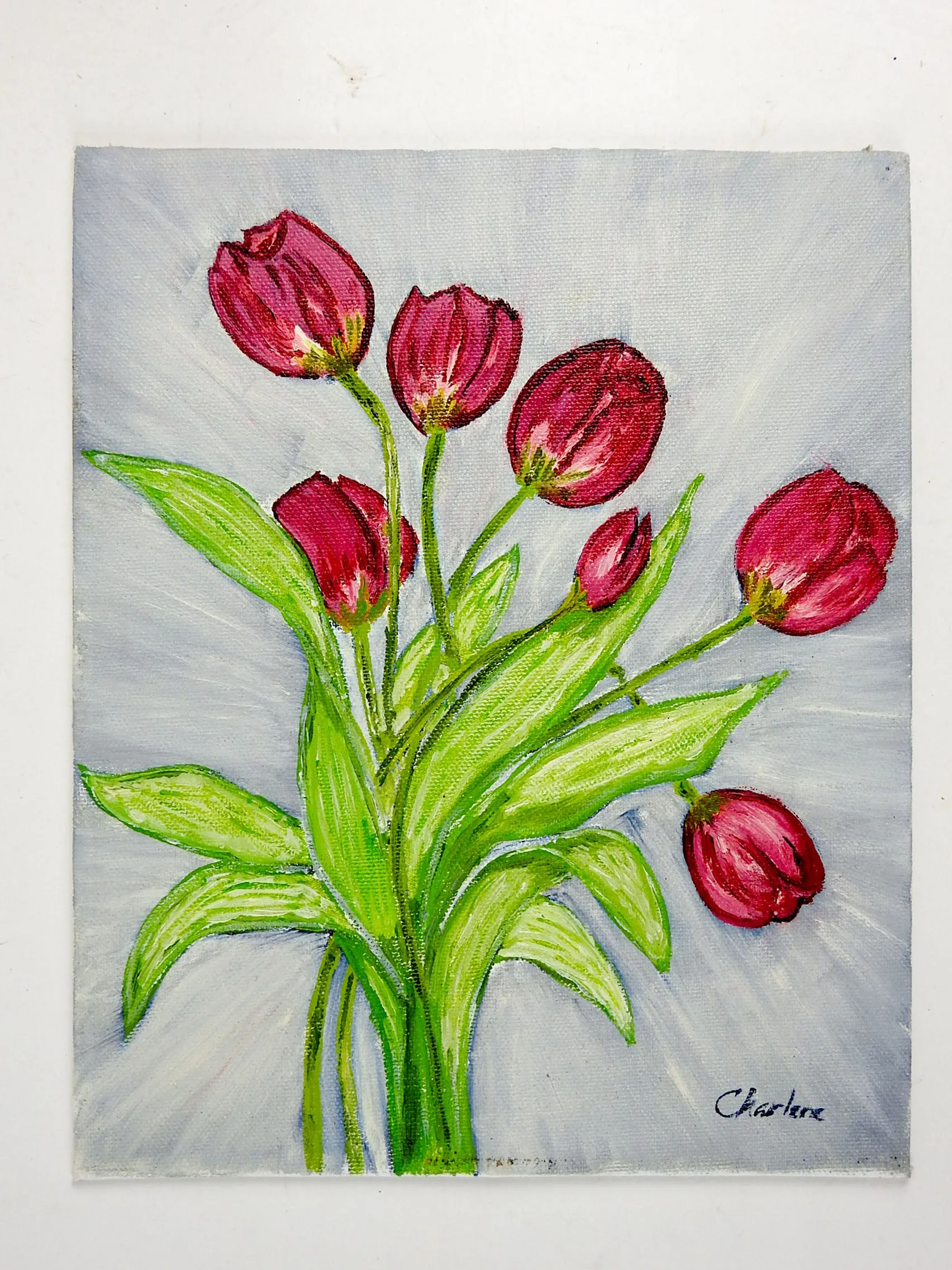 Bright Tulips Painting