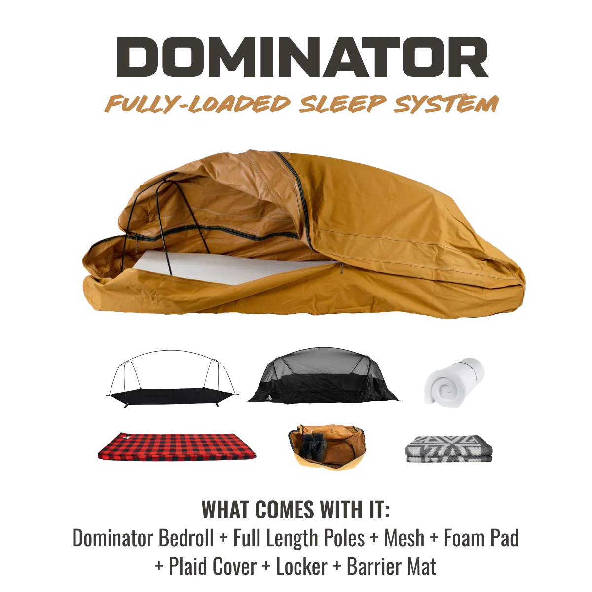 Canvas Cutter Dominator Sleep System