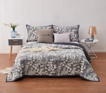 CANVAS QUEEN QUILT SET