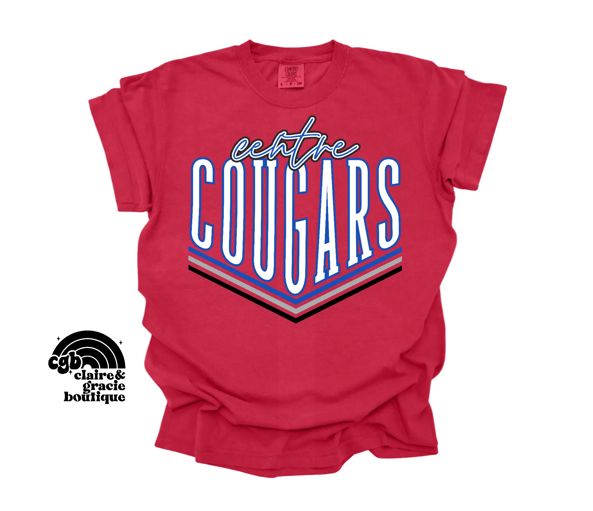 Centre Cougars Vintage Tee |