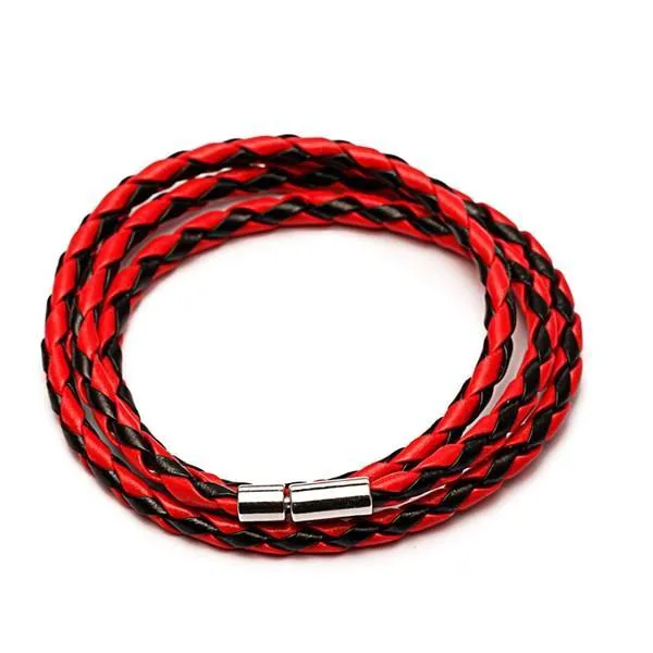 Classy Men Multicolor Leather Bracelet - 5 Colors