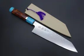 Custom Limited Edition, Sukenari ZDP-189 Nickel Damascus Kiritsuke 210mm (8.2 inch, SCL-412)