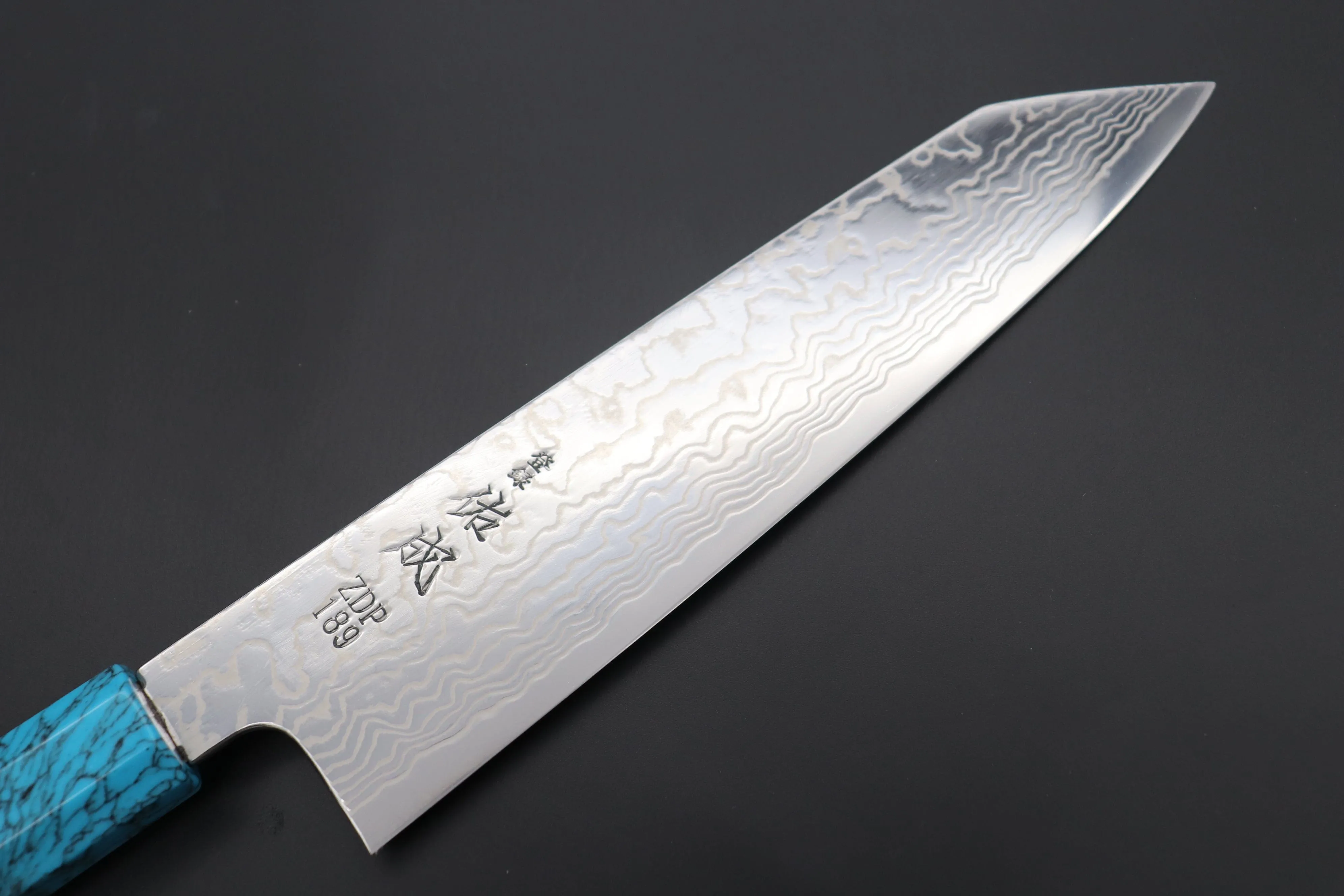 Custom Limited Edition, Sukenari ZDP-189 Nickel Damascus Kiritsuke 210mm (8.2 inch, SCL-412)