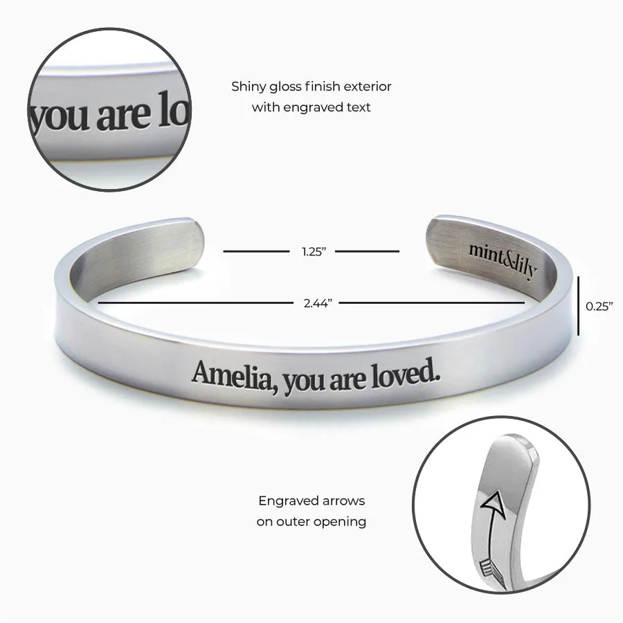 Customize Your Personalizable Cuff Bracelet