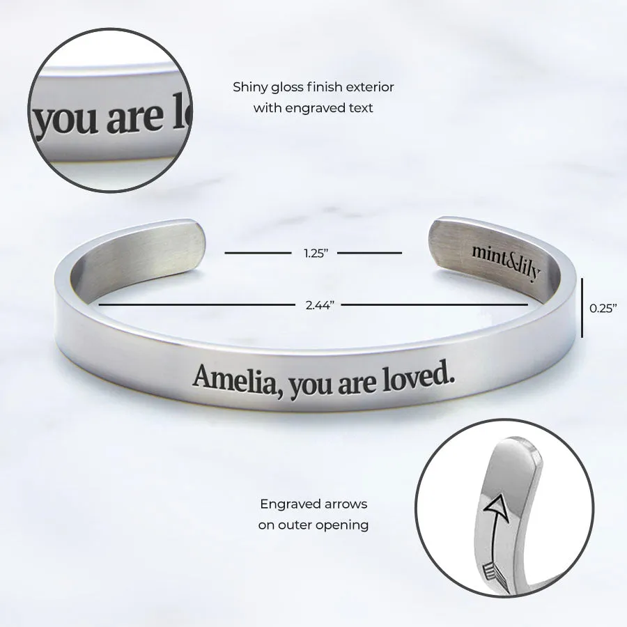 Customize Your Personalizable Cuff Bracelet