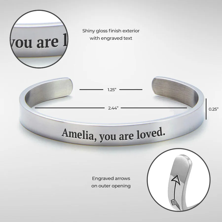 Customize Your Personalizable Cuff Bracelet